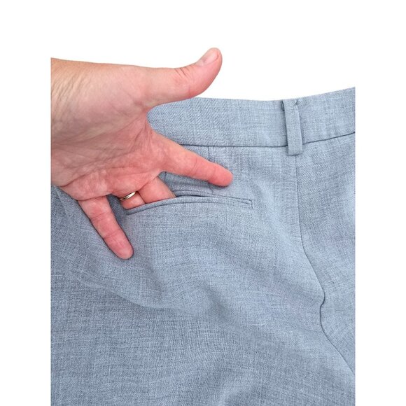 Talbots Womens Petite Gray Dress Pants Size 8P Flat Front Straight Leg - Picture 8 of 8